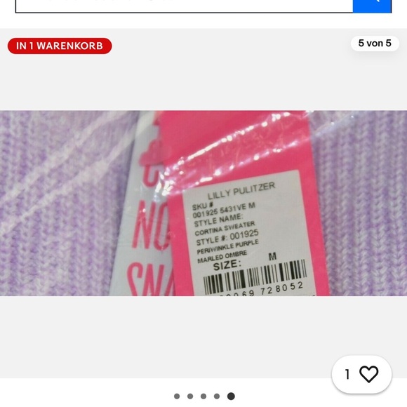 Lilly Pulitzer Pink cortina Sweater - Picture 8 of 9